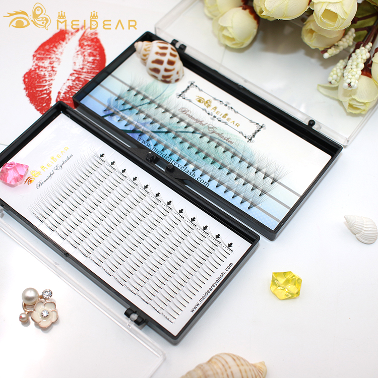 Wholesale custom packaging for premade fans volume eyelash extensions